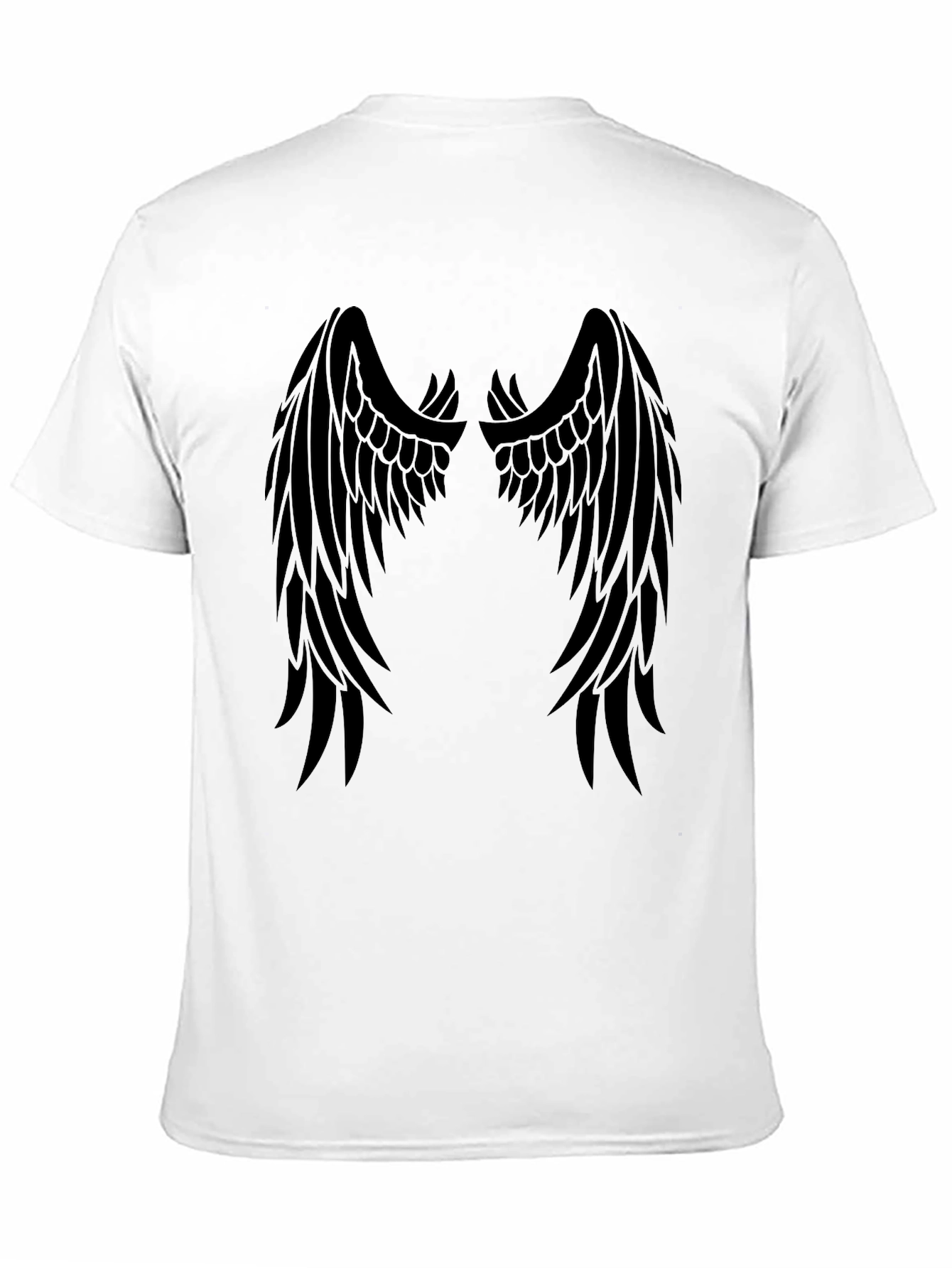 Angel Wings Graphic T-Shirt - Black Tee