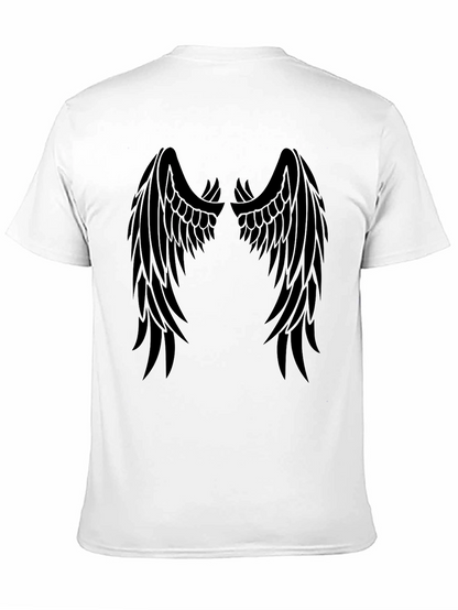 Angel Wings Graphic T-Shirt - Black Tee