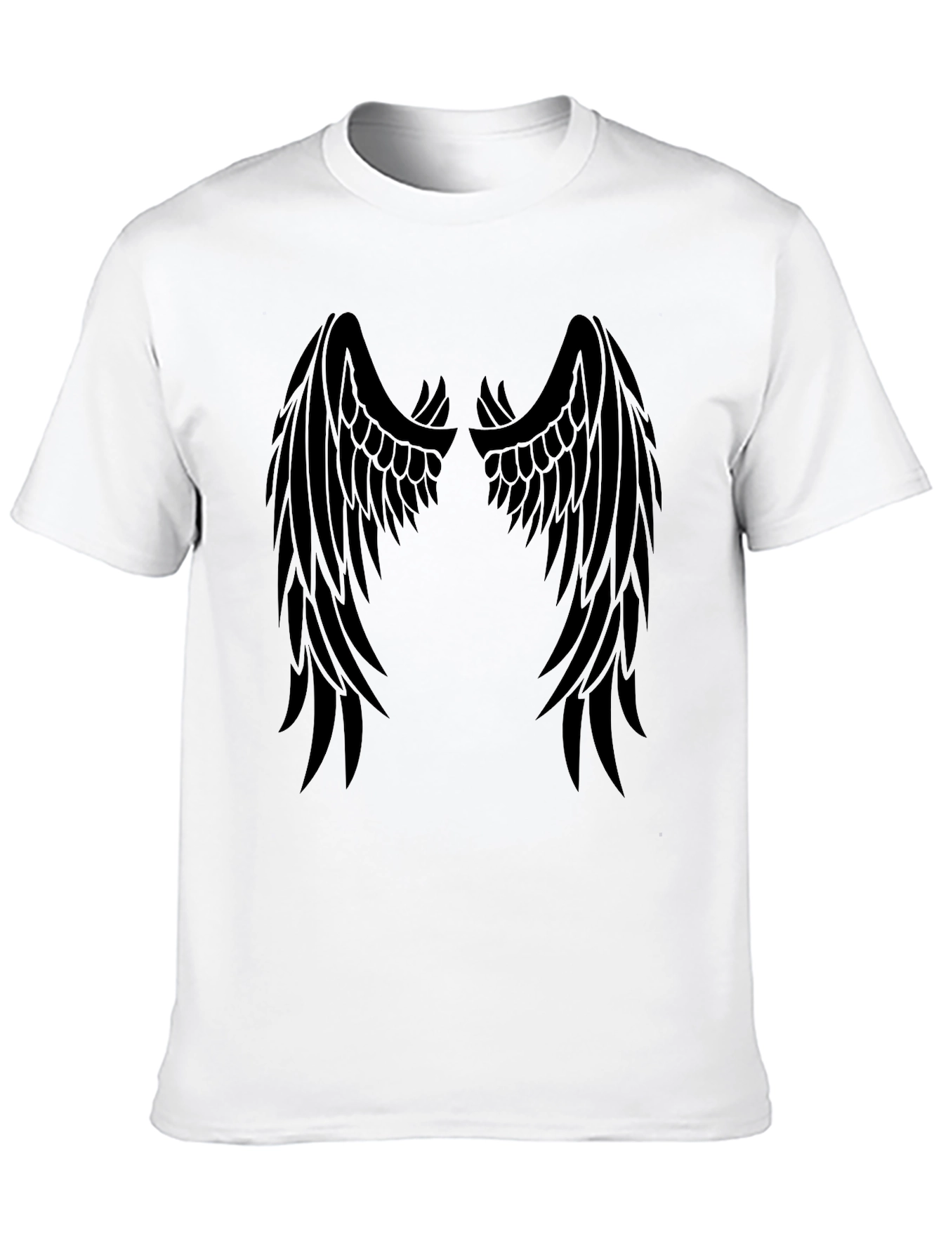 Angel Wings Graphic T-Shirt - Black Tee