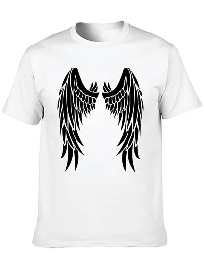 Angel Wings Graphic T-Shirt - Black Tee