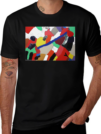 Abstract Art Black T-Shirt