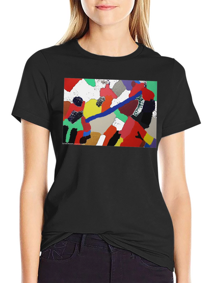 Abstract Art Black T-Shirt