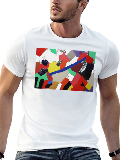 Abstract Art Black T-Shirt