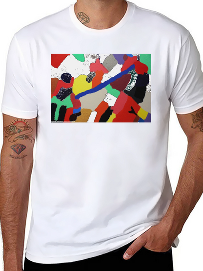 Abstract Art Black T-Shirt