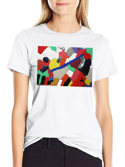 Abstract Art Black T-Shirt