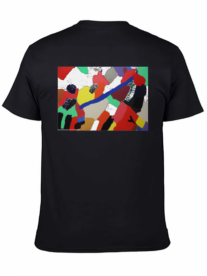 Abstract Art Black T-Shirt