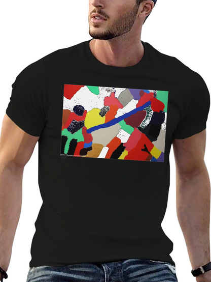 Abstract Art Black T-Shirt