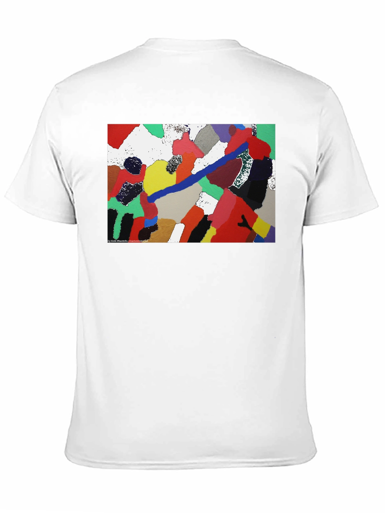 Abstract Art Black T-Shirt