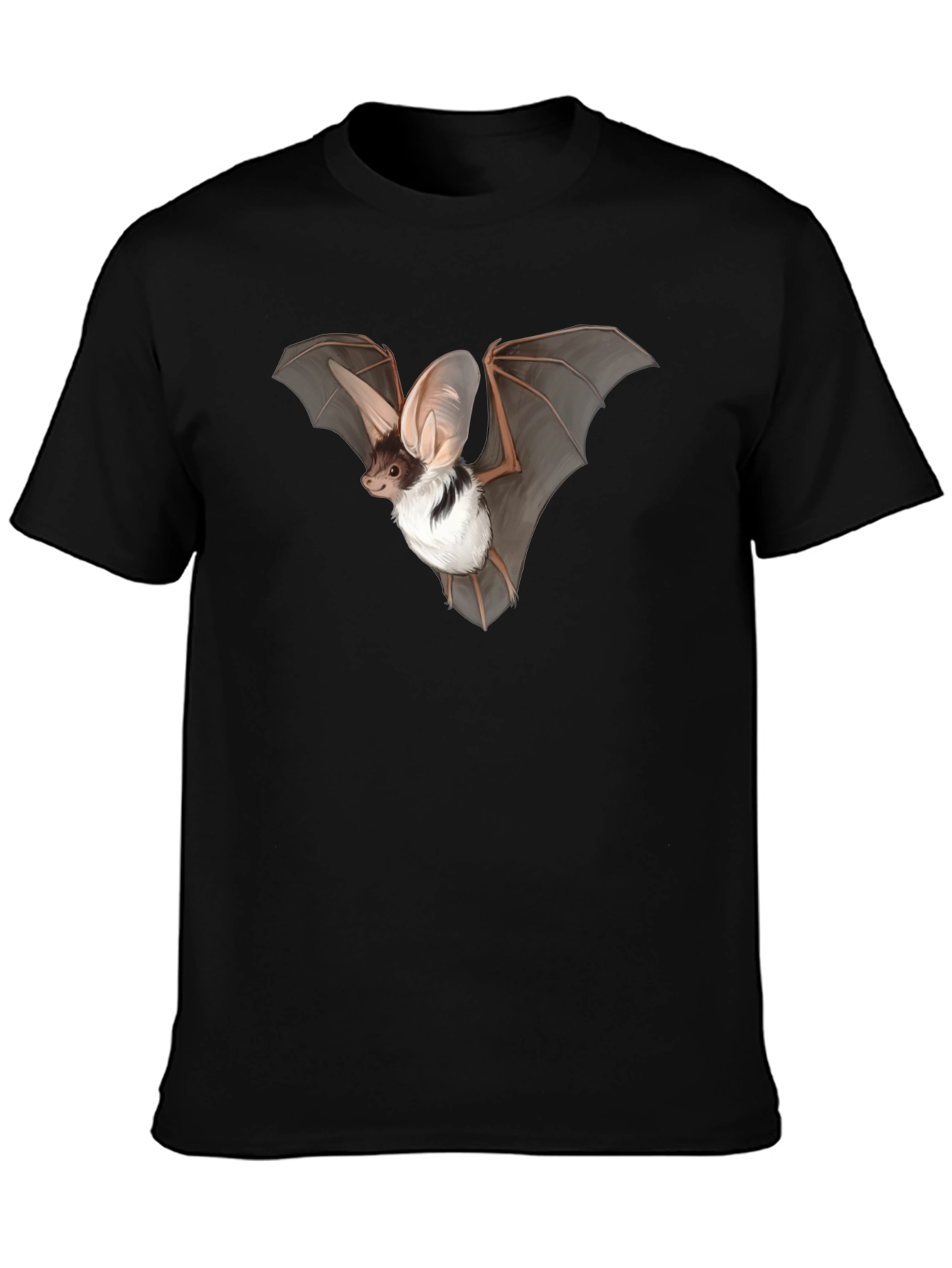 Bat Graphic Tee - Black Unisex T-Shirt