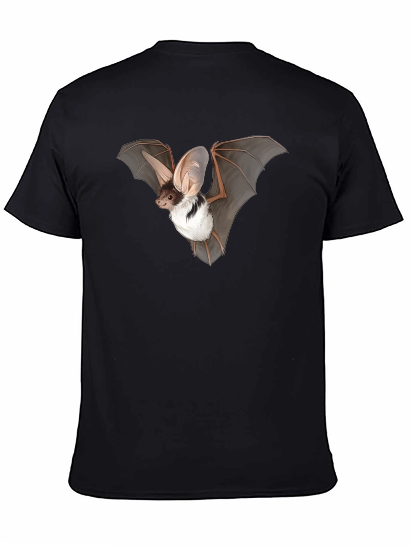 Bat Graphic Tee - Black Unisex T-Shirt