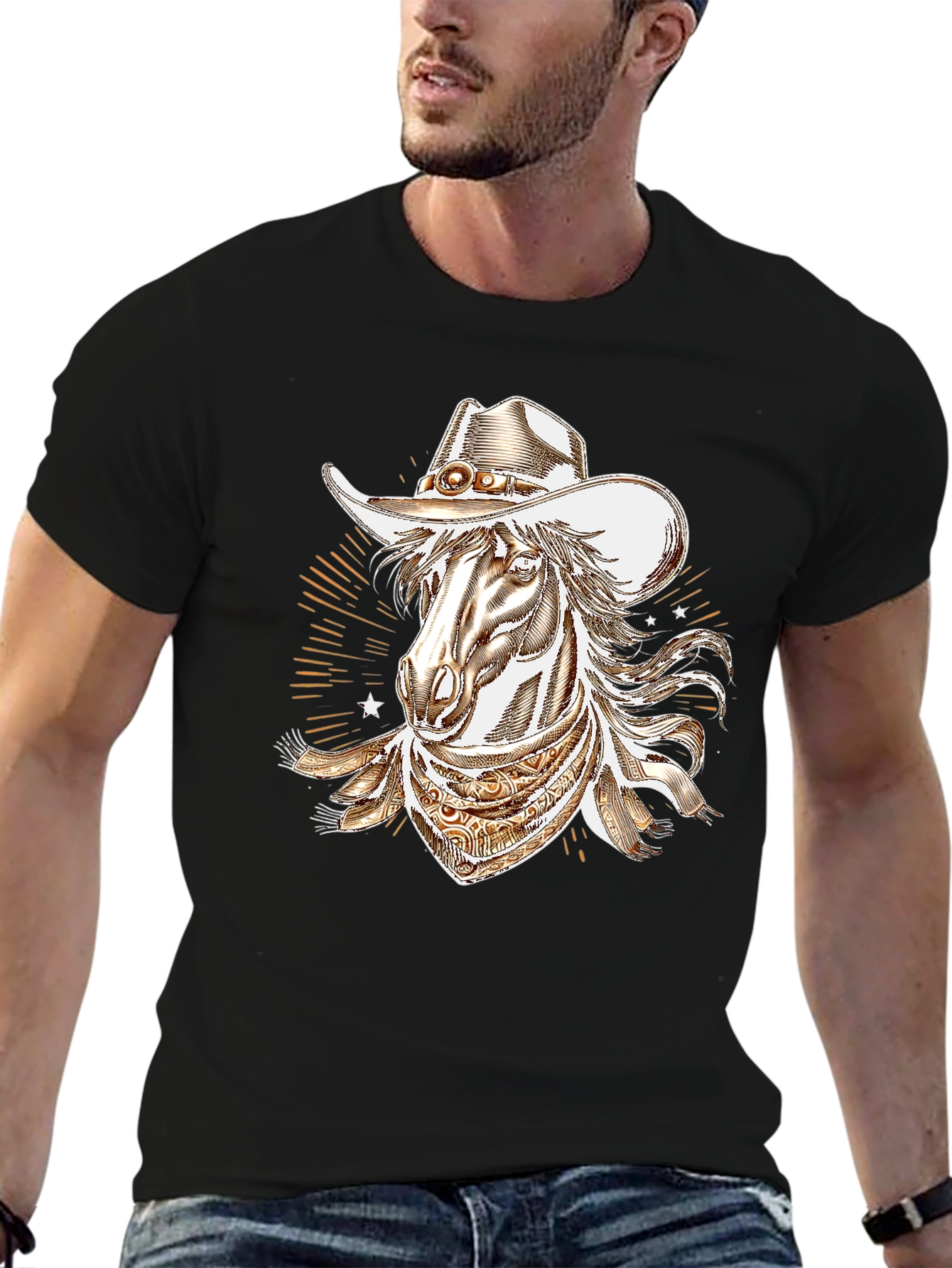 Cowboy Horse Graphic Tee