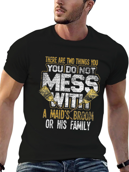 Maids Broom and Family T-Shirt