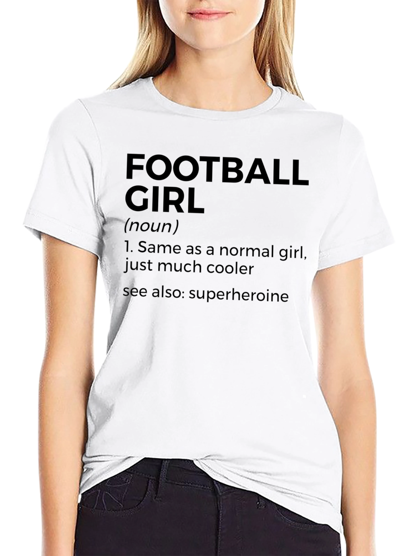Football Girl Definition T-Shirt