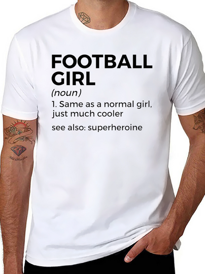 Football Girl Definition T-Shirt