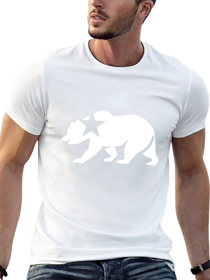 California Bear Graphic T-Shirt - Classic Black Tee