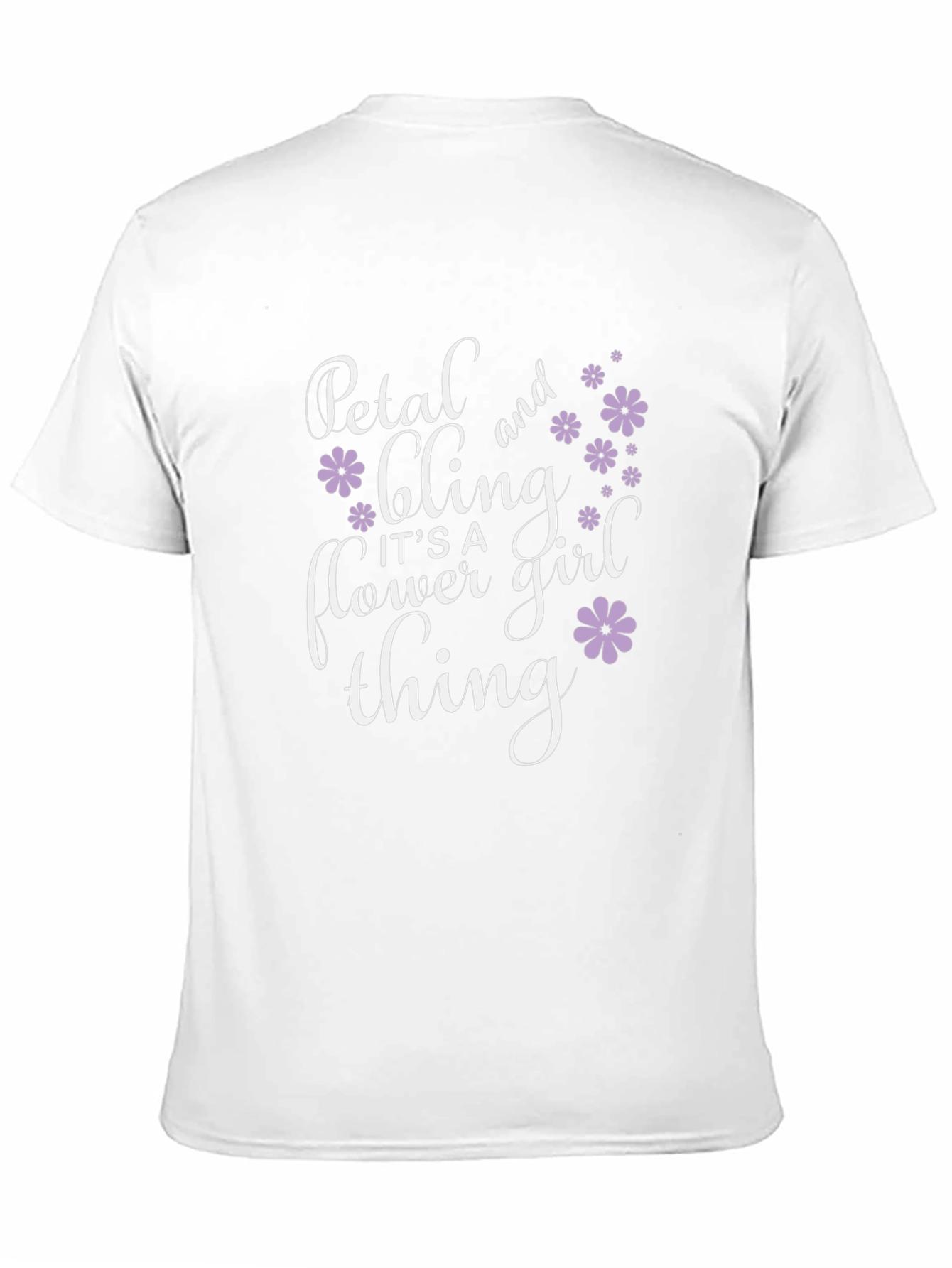 Petal and Bling Flower Girl T-Shirt
