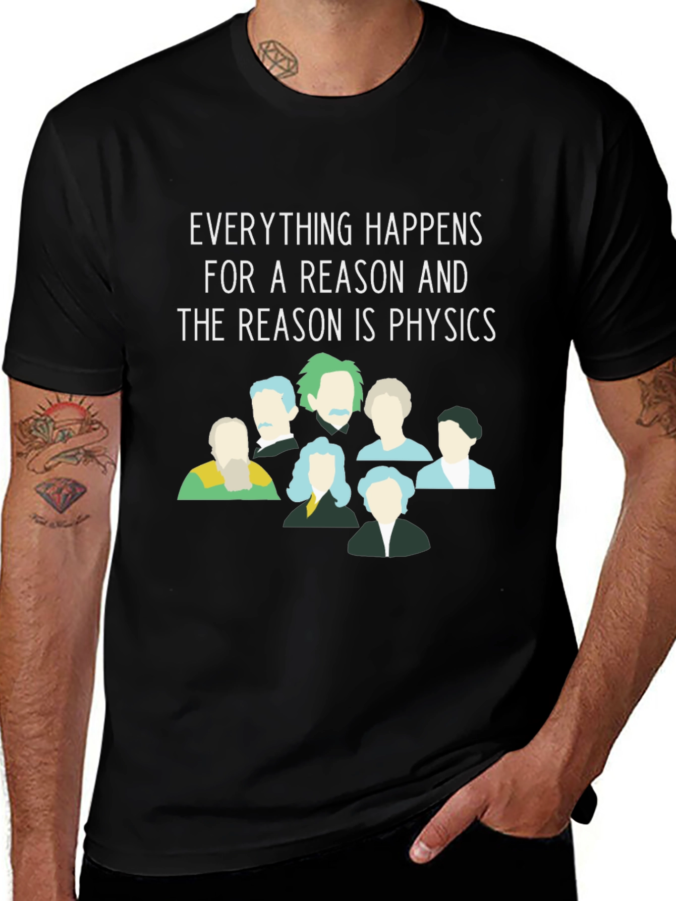 Physics T-Shirt - Everything Happens For a Reason