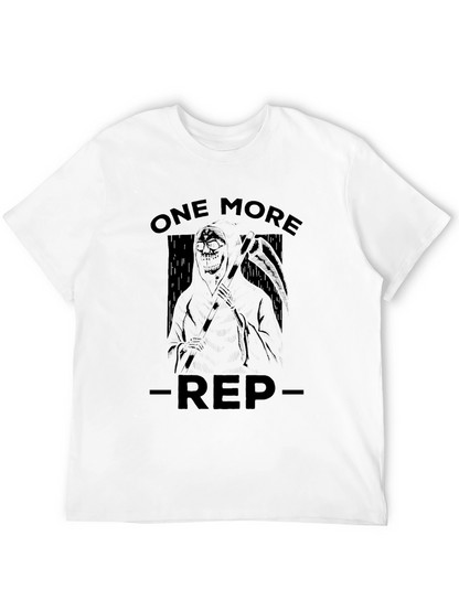 One More Rep Black Graphic T-Shirt