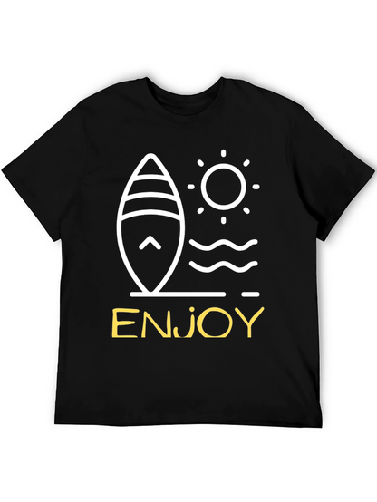 Enjoy Surfboard Graphic Tee