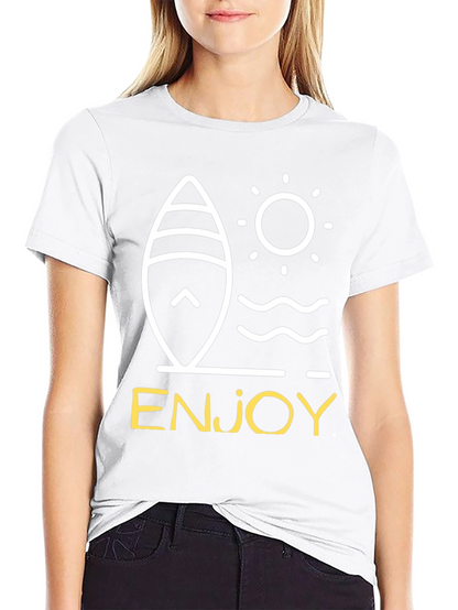 Enjoy Surfboard Graphic Tee