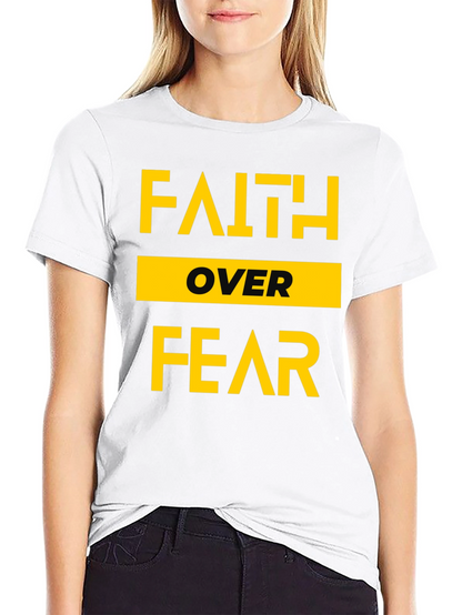 Faith Over Fear Graphic Tee - Black