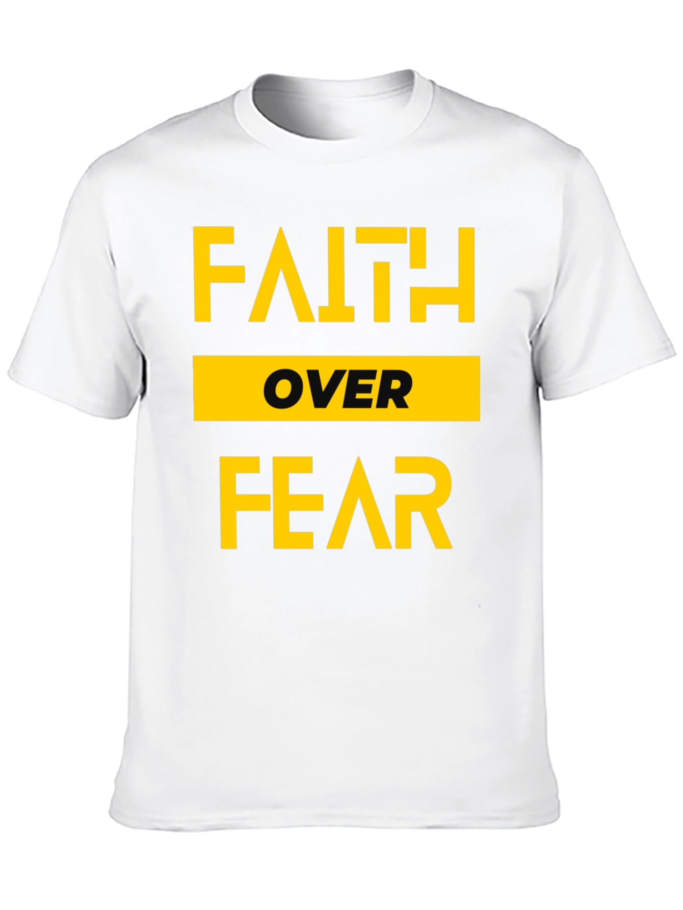 Faith Over Fear Graphic Tee - Black