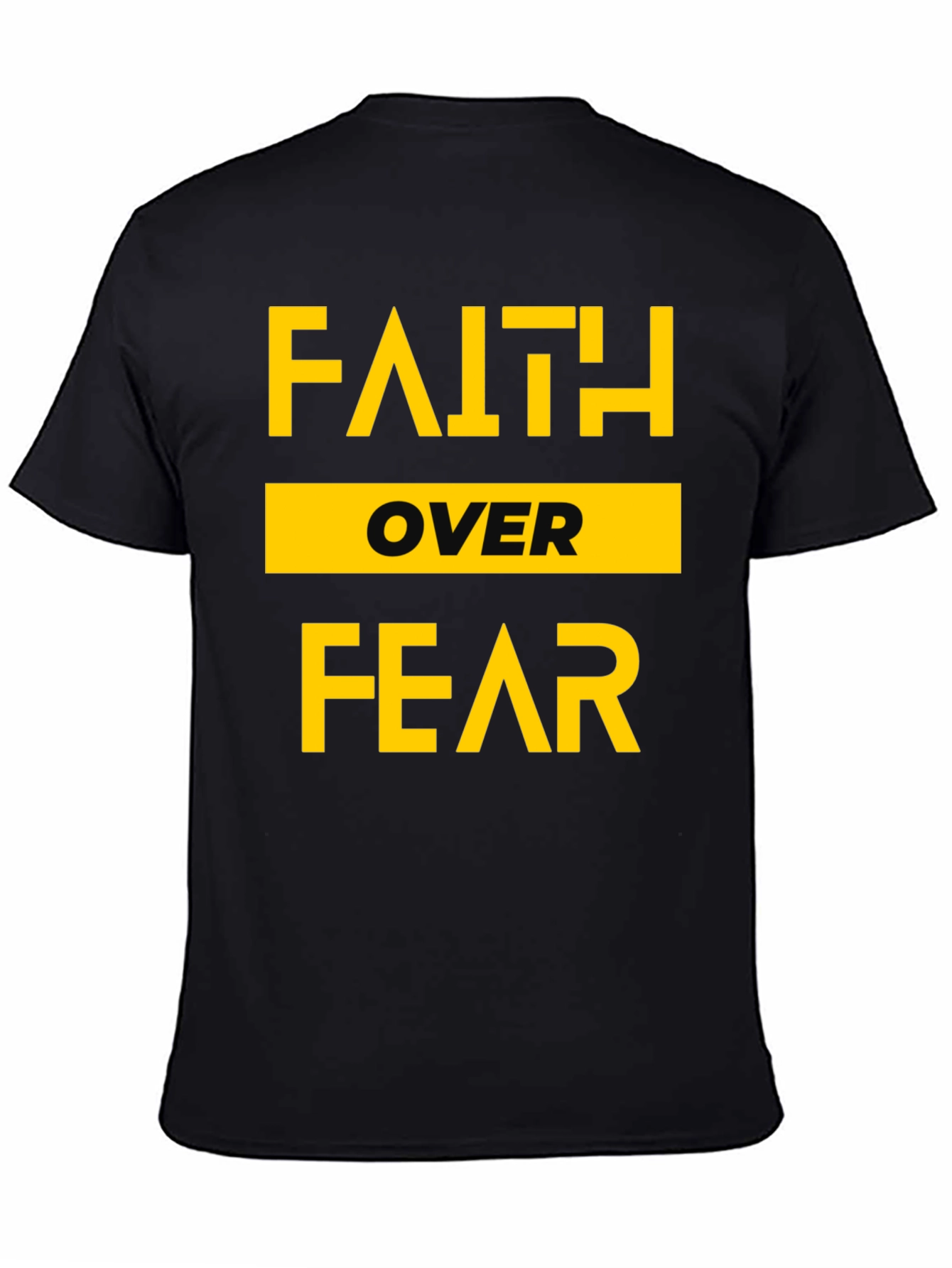 Faith Over Fear Graphic Tee - Black