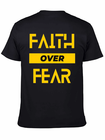 Faith Over Fear Graphic Tee - Black