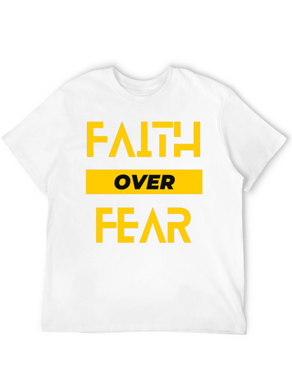Faith Over Fear Graphic Tee - Black