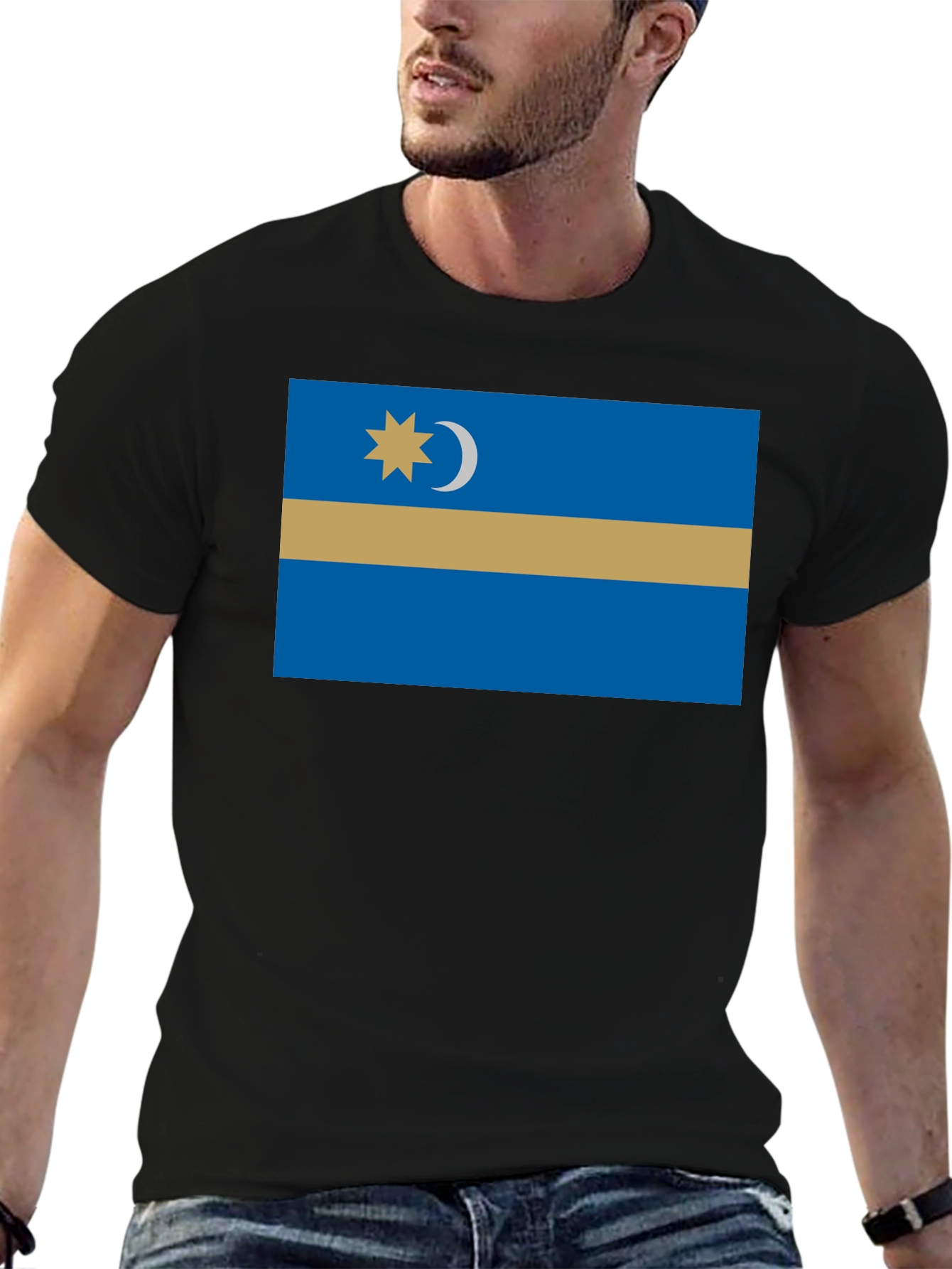 Szeklerland Flag T-Shirt - Black
