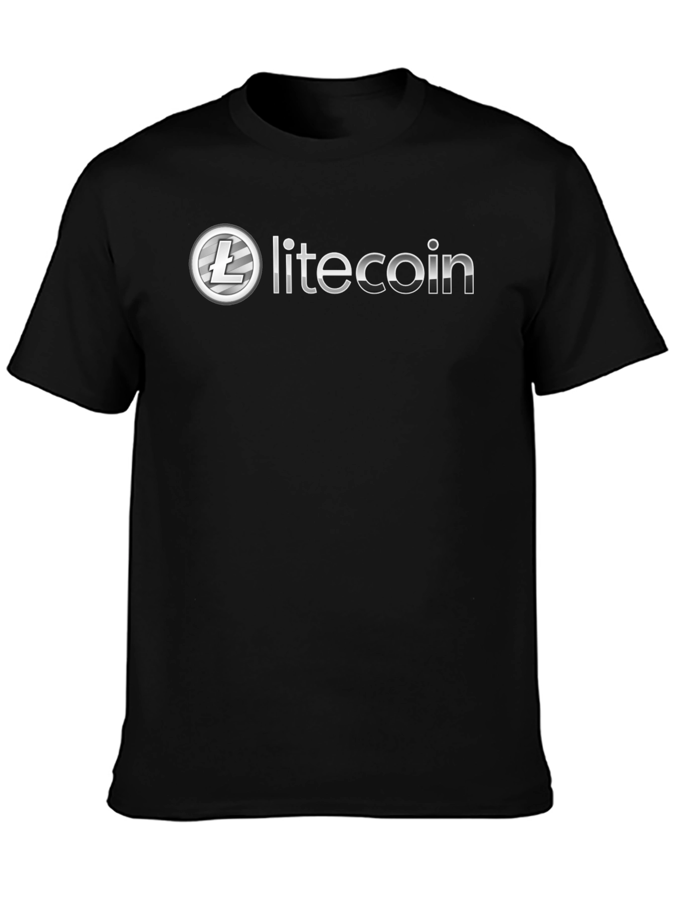 Litecoin Crypto T-Shirt - Black