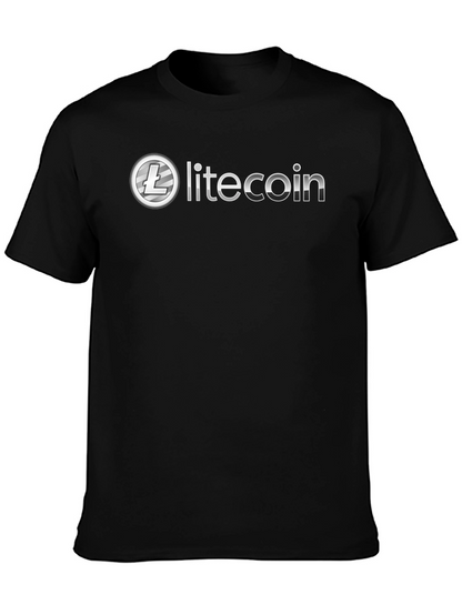 Litecoin Crypto T-Shirt - Black