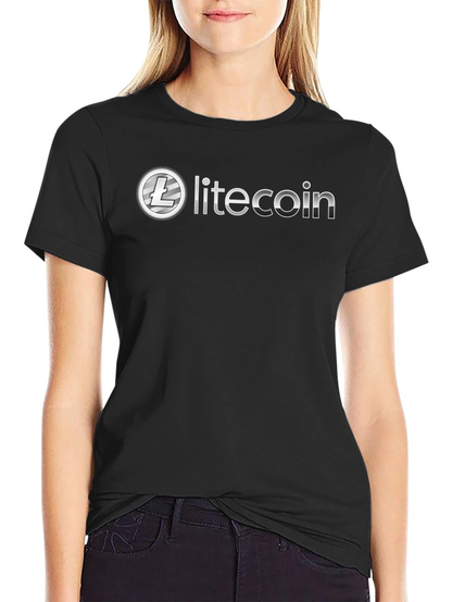 Litecoin Crypto T-Shirt - Black