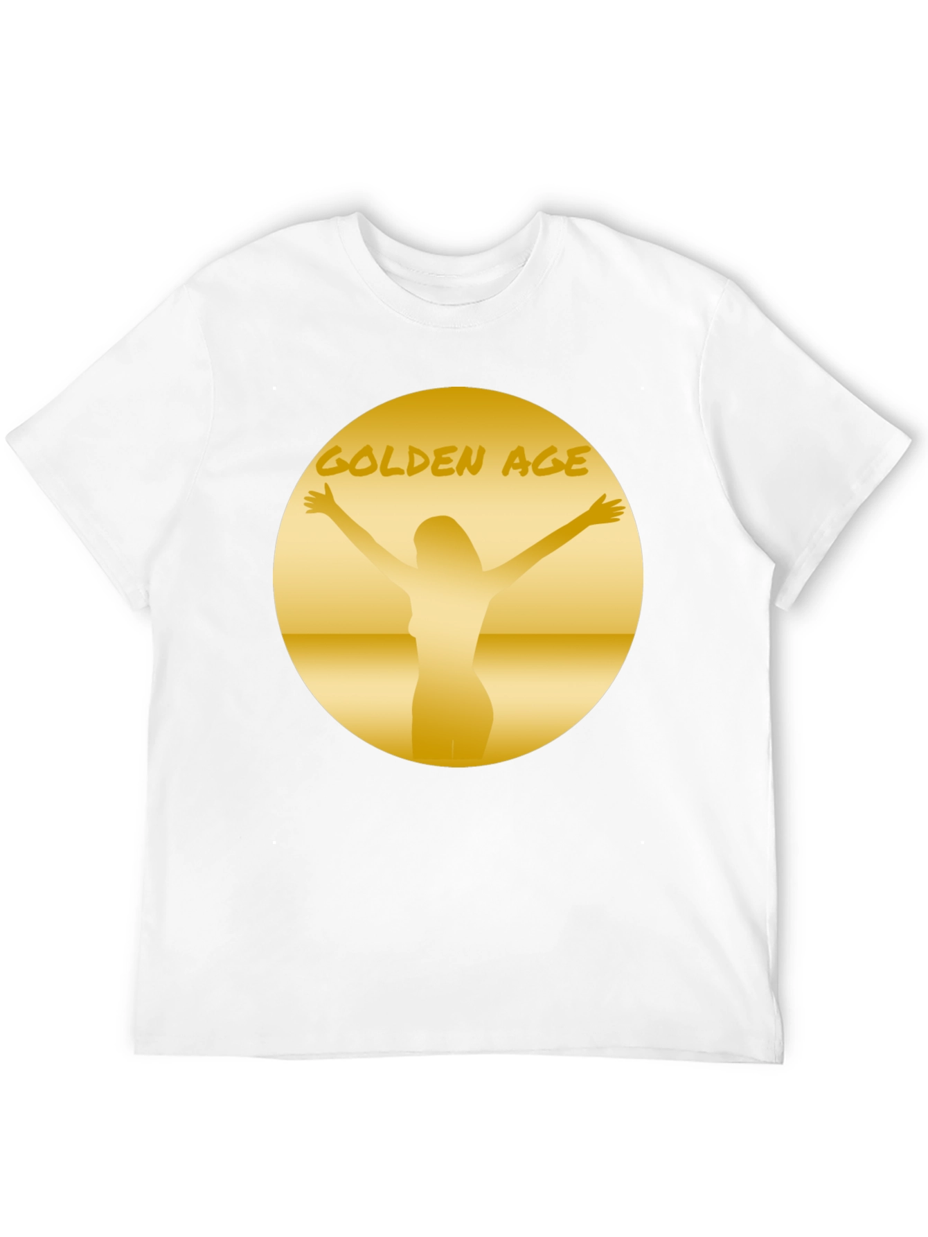 Golden Age Graphic Tee - Black Cotton T-Shirt