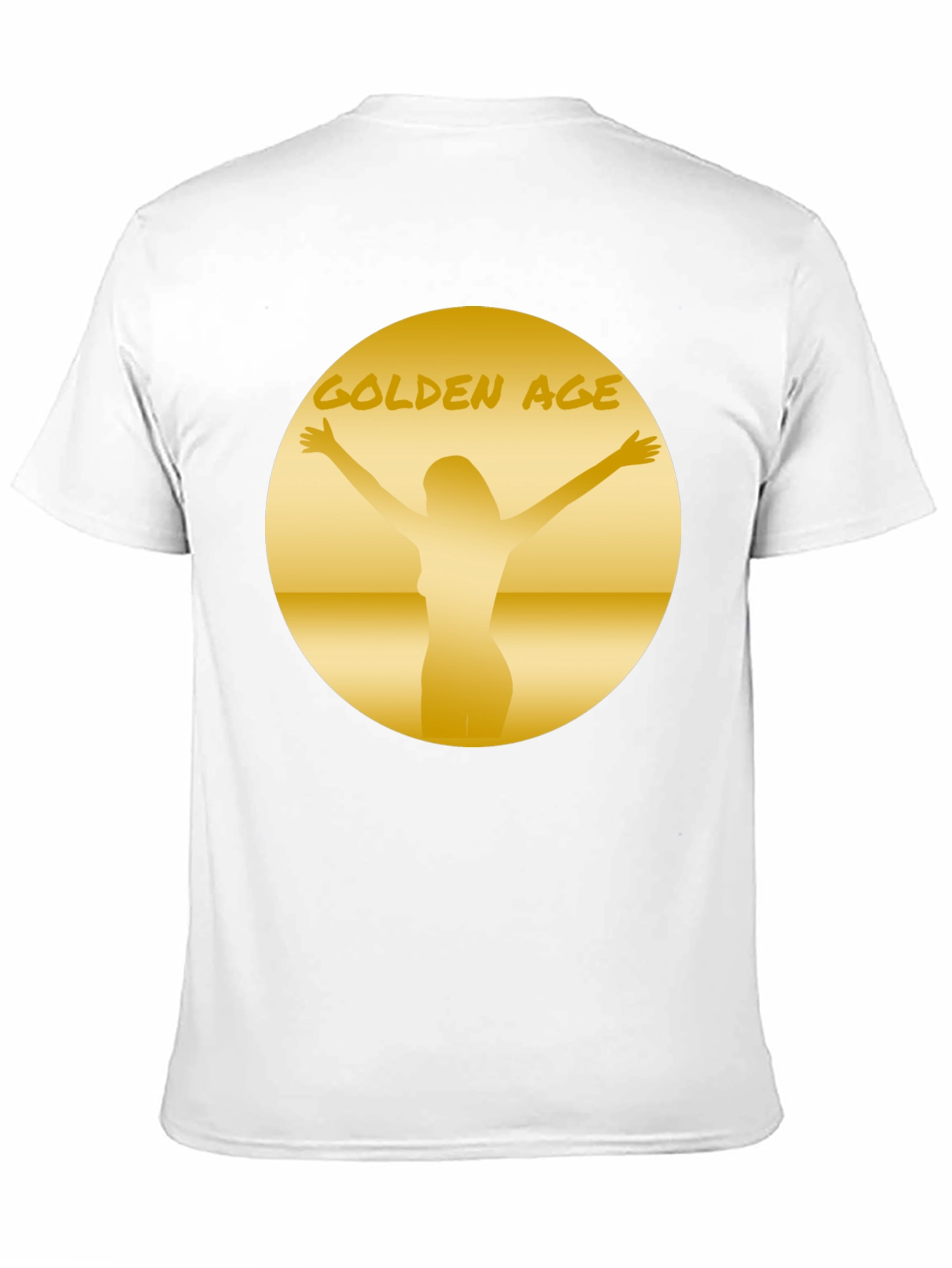 Golden Age Graphic Tee - Black Cotton T-Shirt