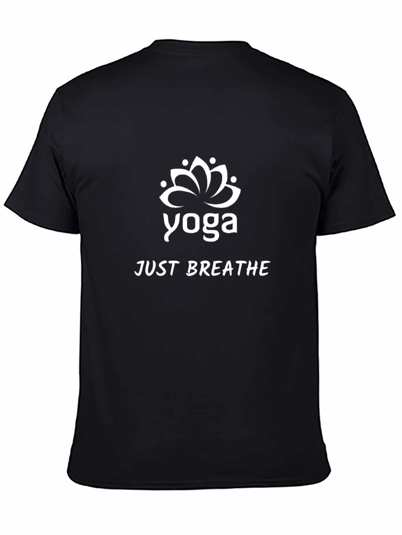 Yoga Just Breathe Graphic Tee