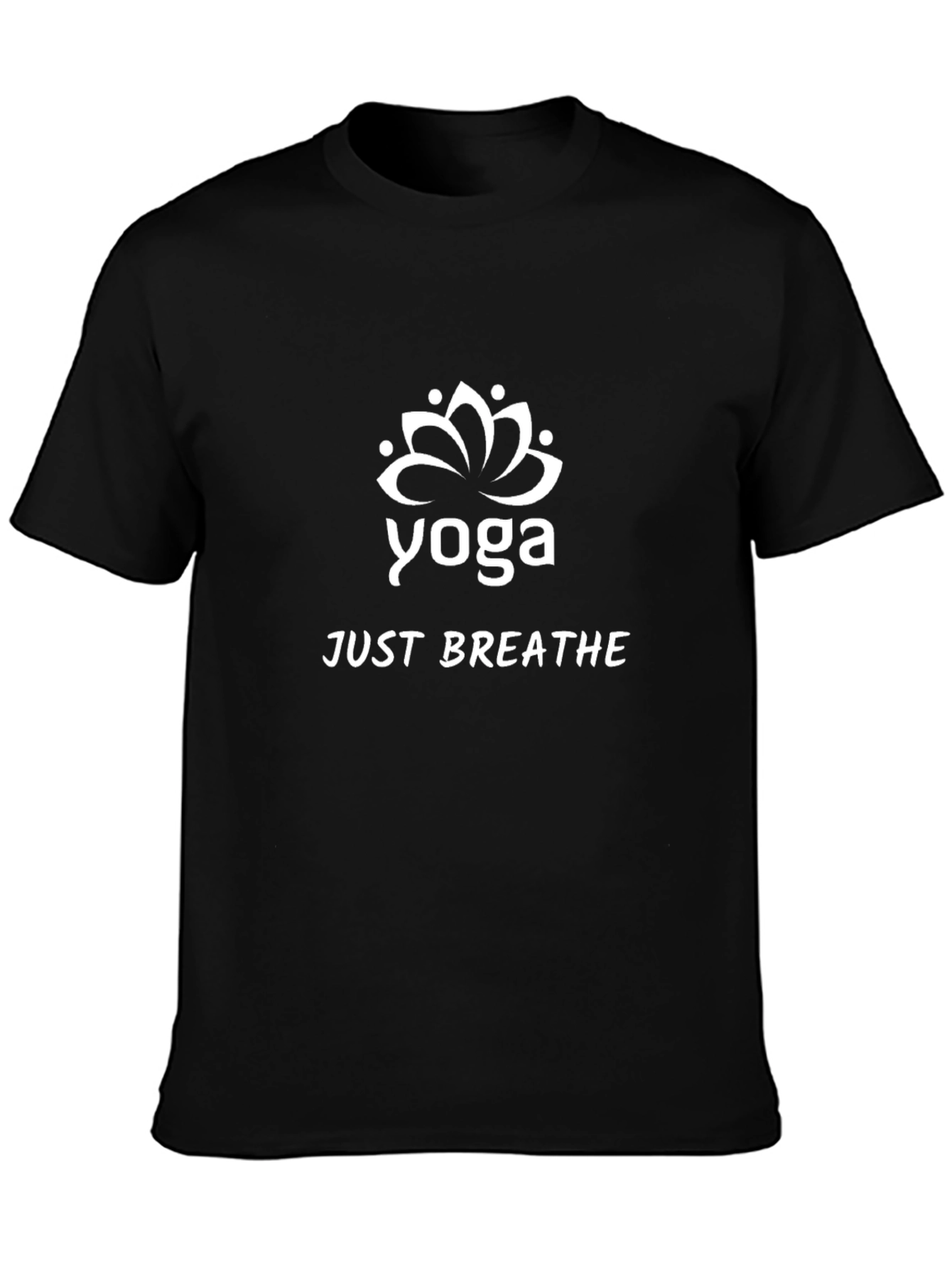 Yoga Just Breathe Graphic Tee