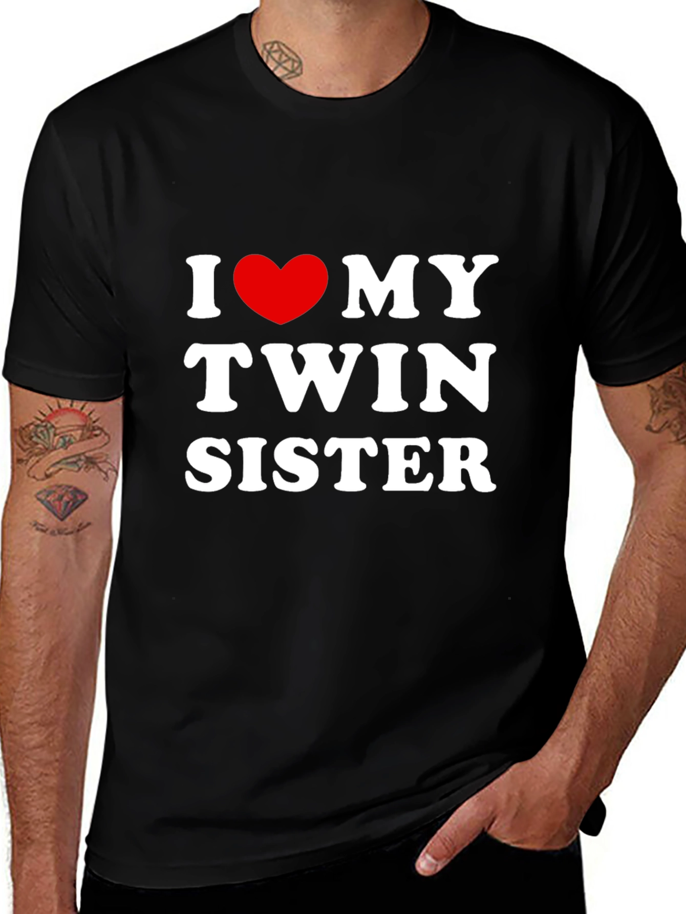 I Love My Twin Sister T-Shirt