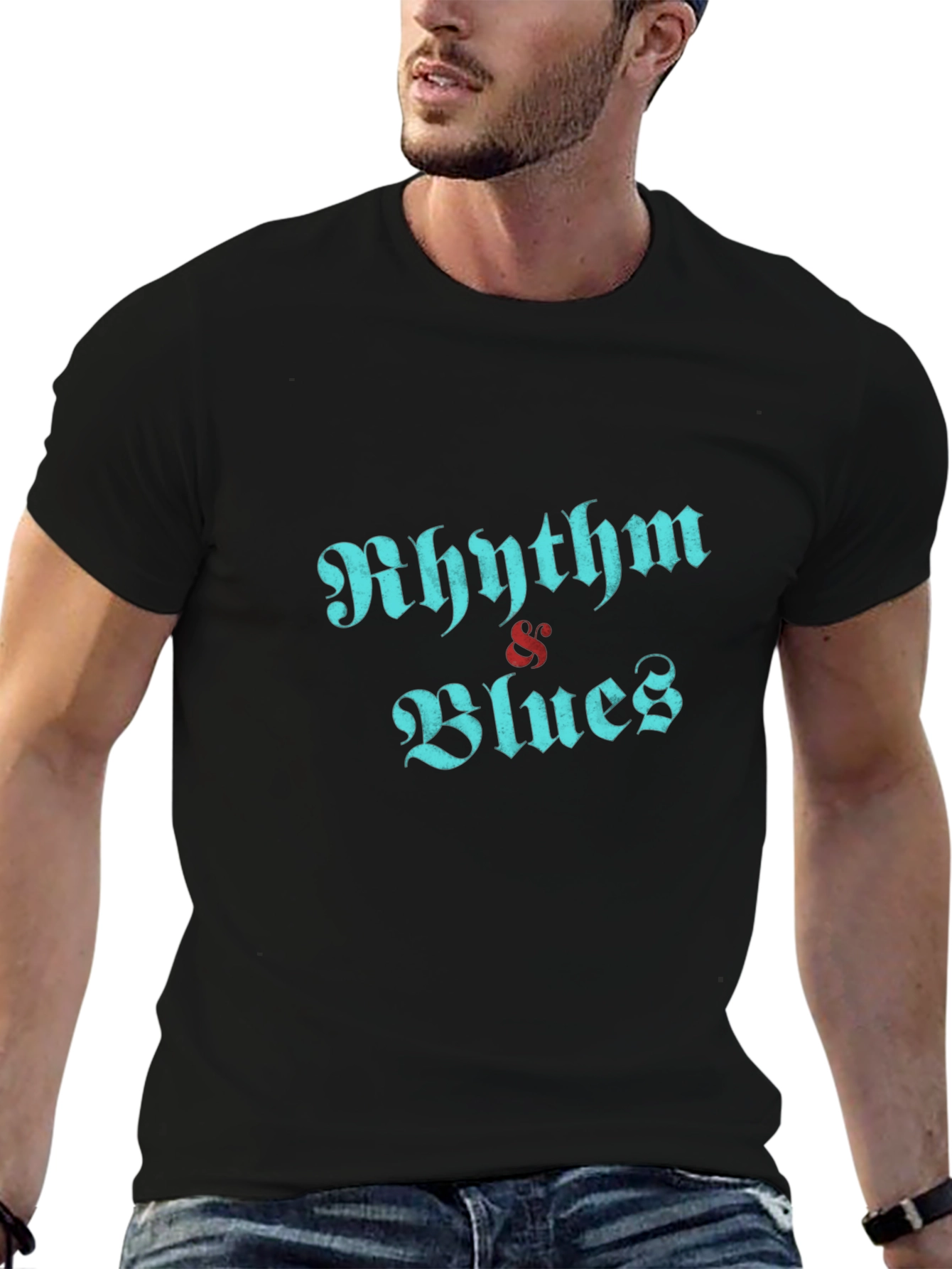 Rhythm & Blues Black Graphic Tee