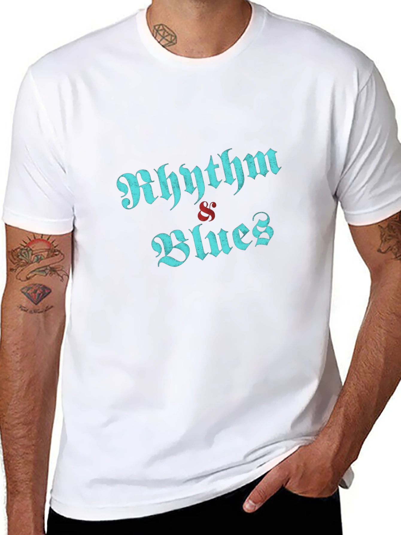 Rhythm & Blues Black Graphic Tee