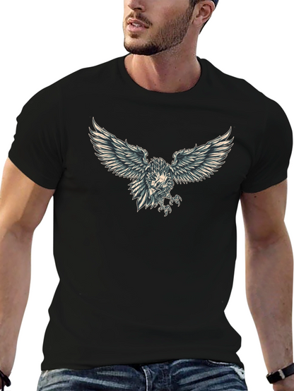 Eagle Graphic Black T-Shirt