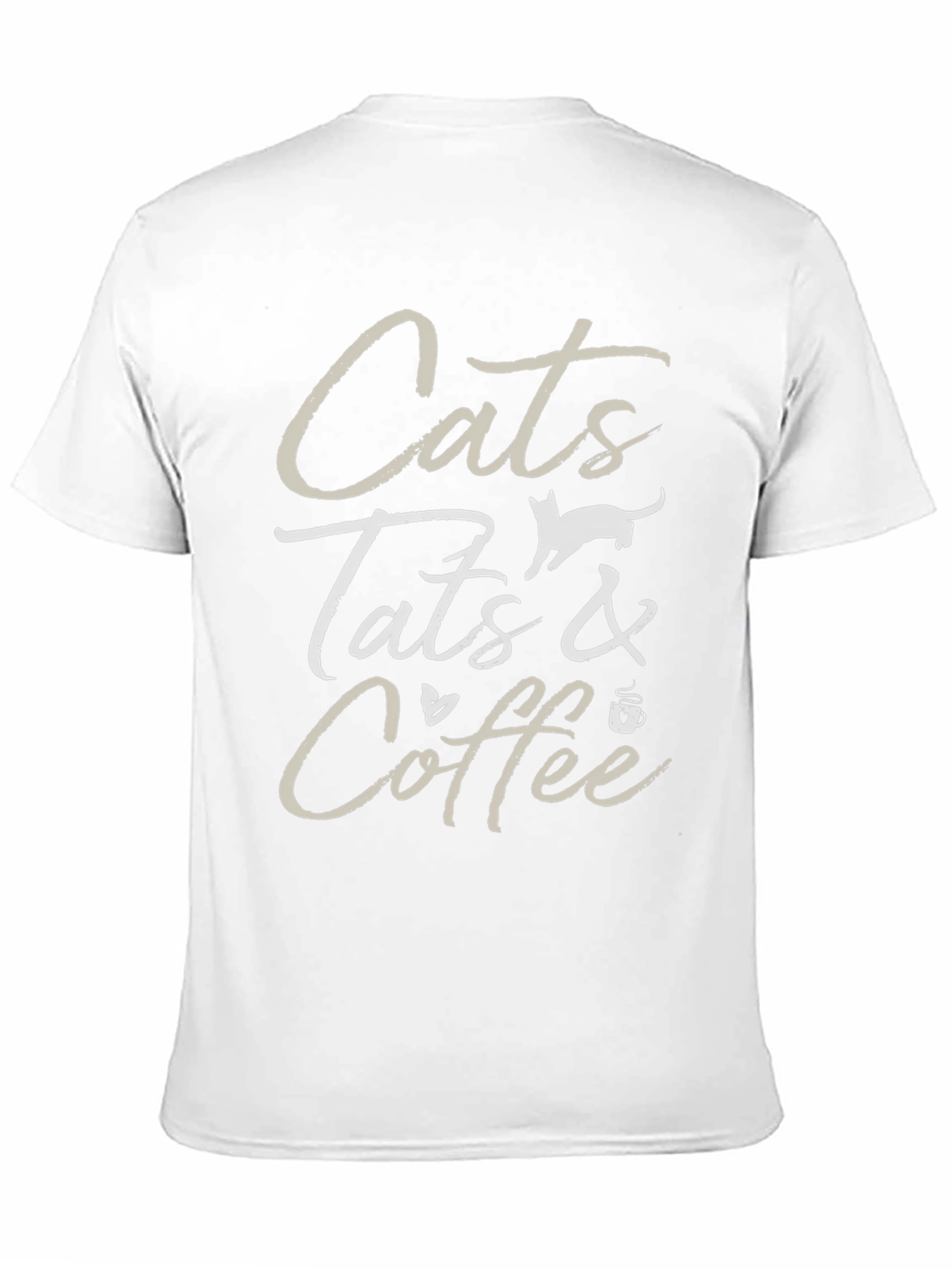 Cats Tats & Coffee Graphic Tee