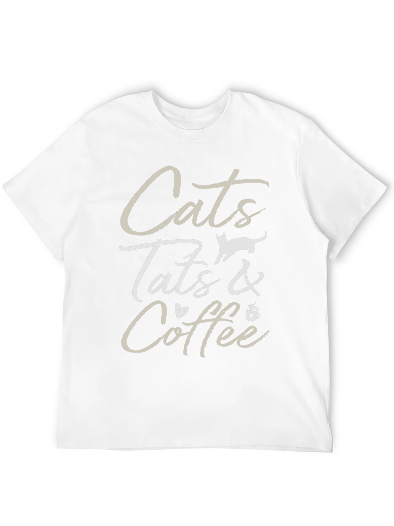 Cats Tats & Coffee Graphic Tee