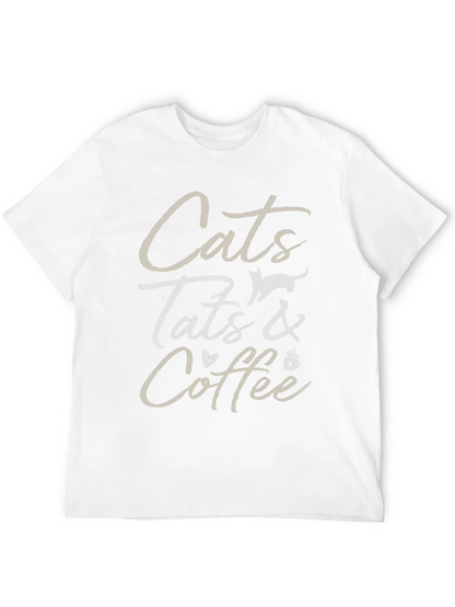 Cats Tats & Coffee Graphic Tee
