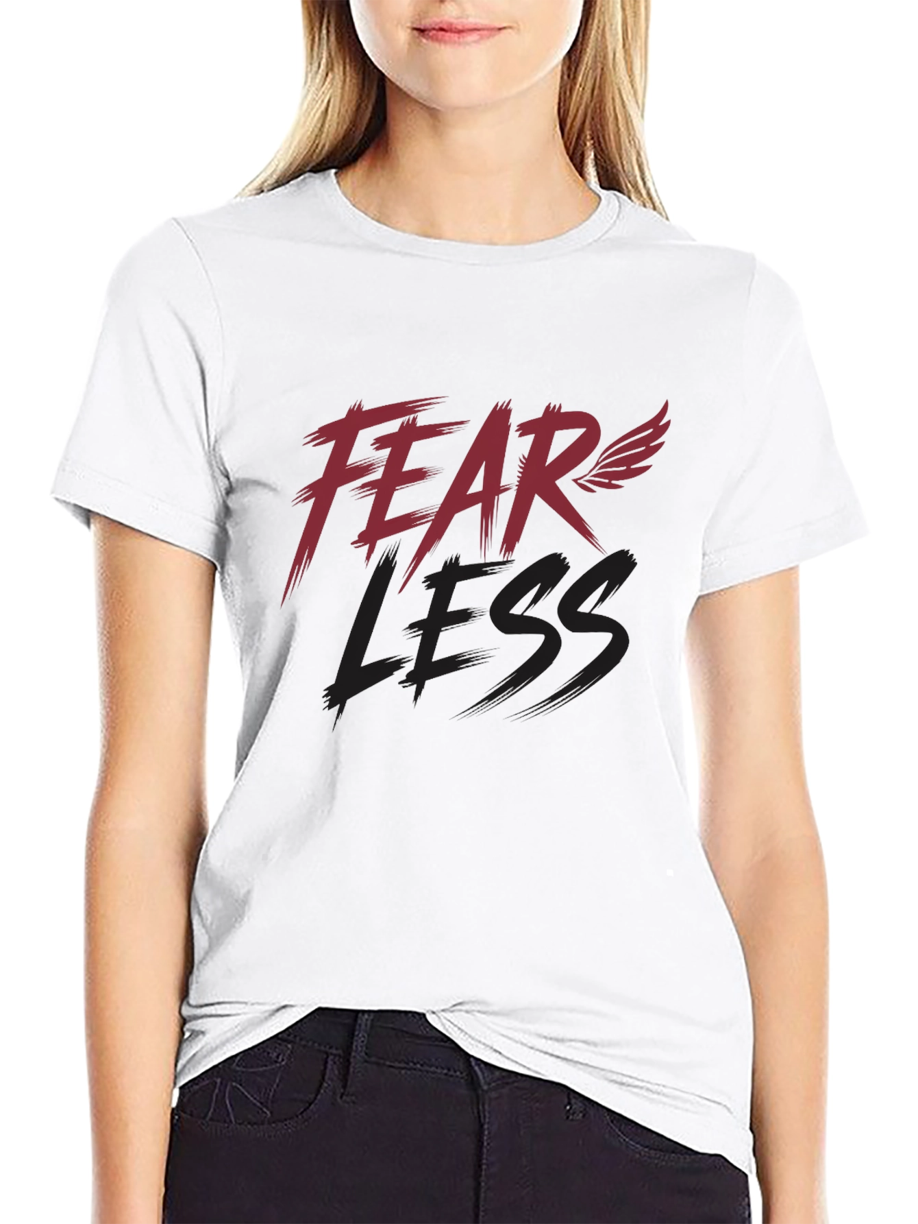 Fearless Graphic Print T-Shirt