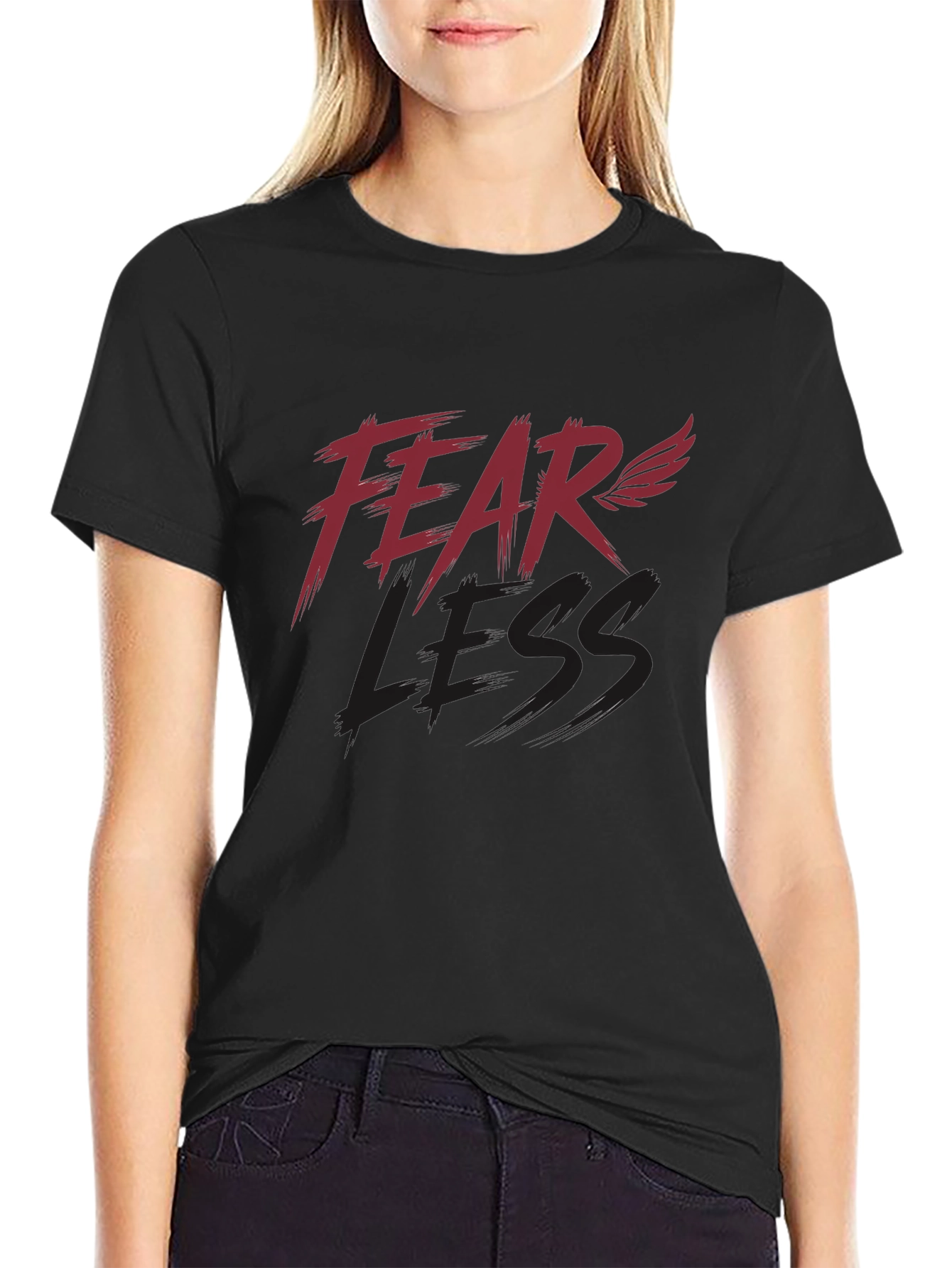 Fearless Graphic Print T-Shirt