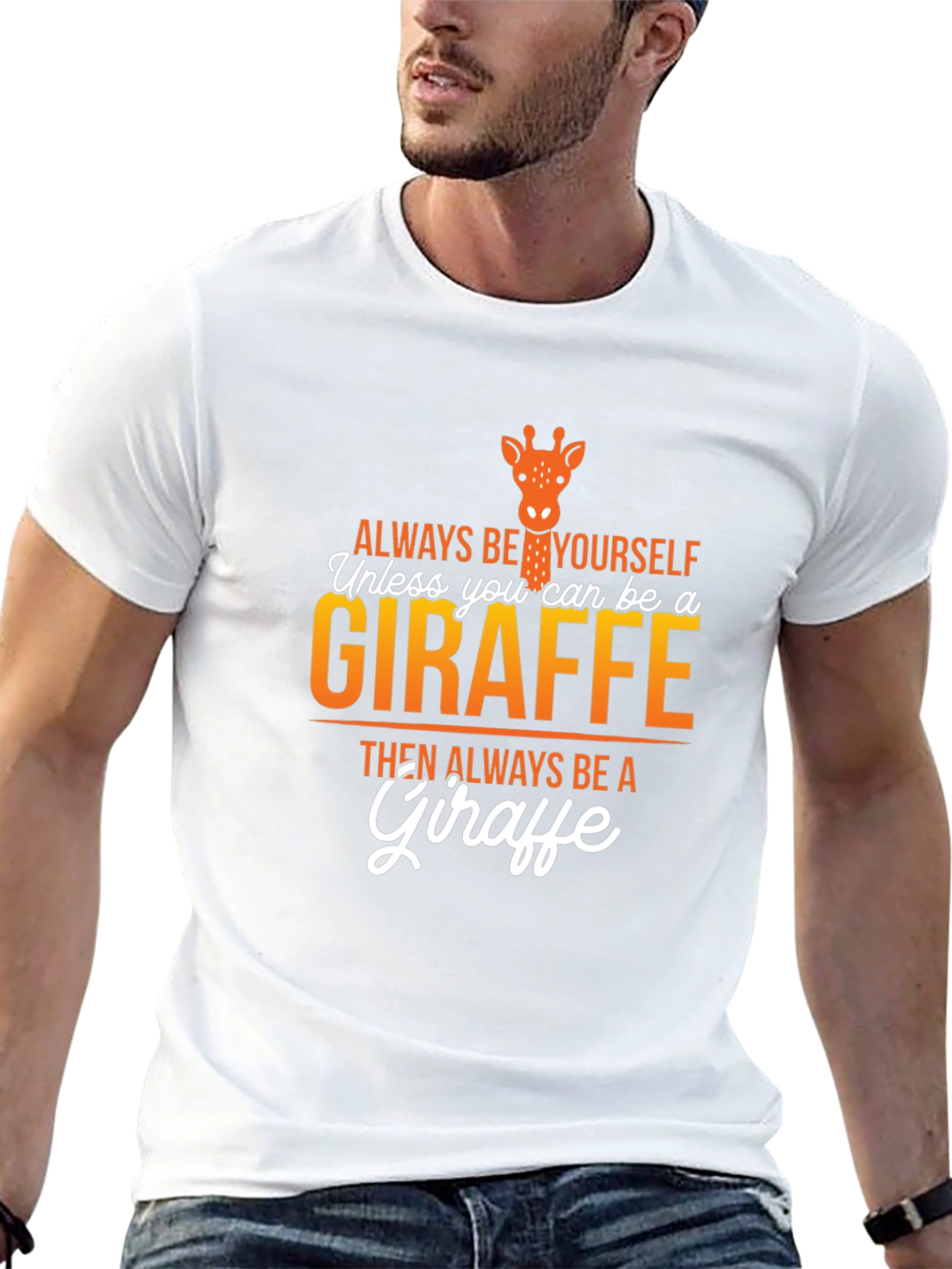 Always Be a Giraffe Graphic T-Shirt