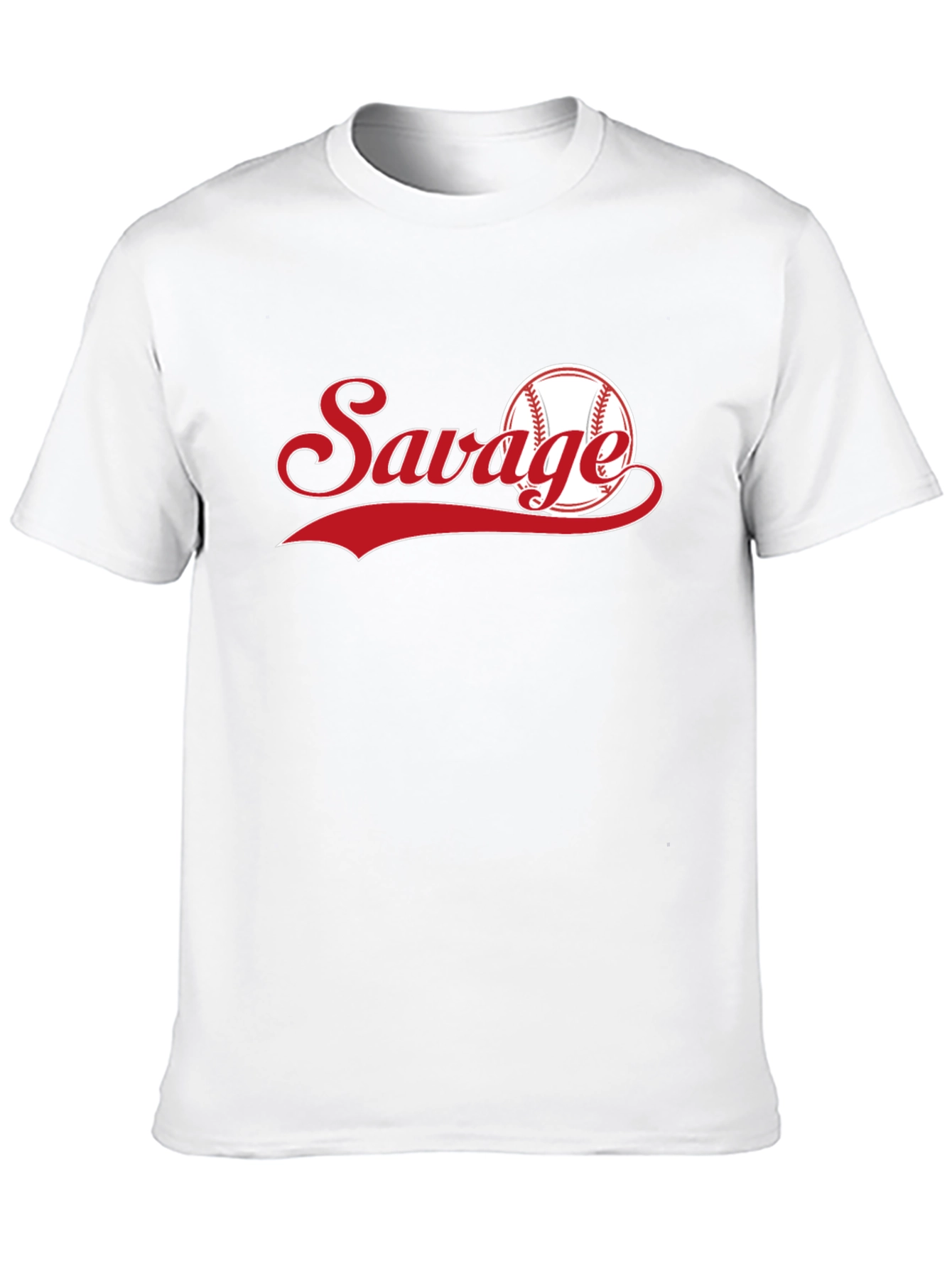 Savage Baseball Graphic T-Shirt