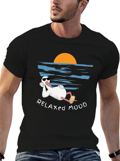 Relaxed Mood T-Shirt - Duck Vacation Tee