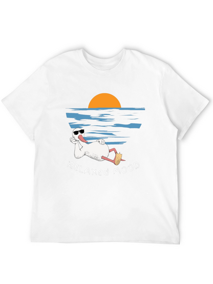 Relaxed Mood T-Shirt - Duck Vacation Tee